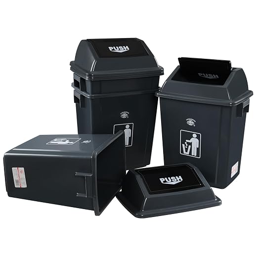 8 Gallon Plastic Kitchen Trash Can - Image 7