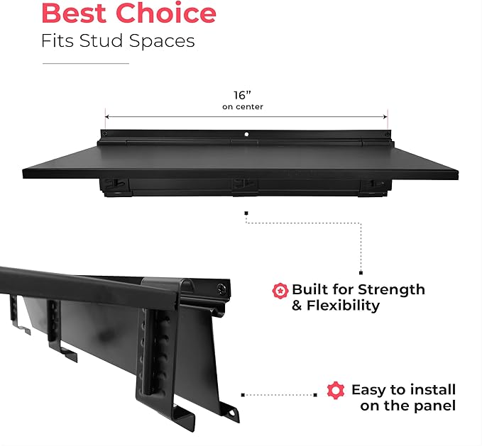 Heavy-Duty Garage Wall Storage System | Wall Mounted Tool Organizer Rack - Image 3
