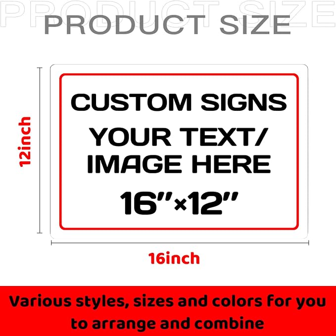 Custom Aluminum Weatherproof Metal Sign - Image 2