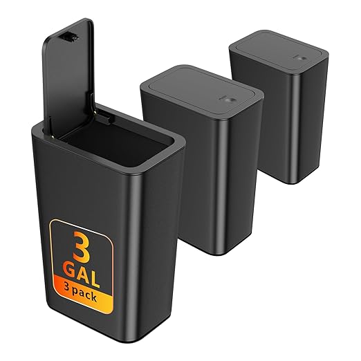 N. NETDOT 3 Pack Small Trash Can by NNETDOT