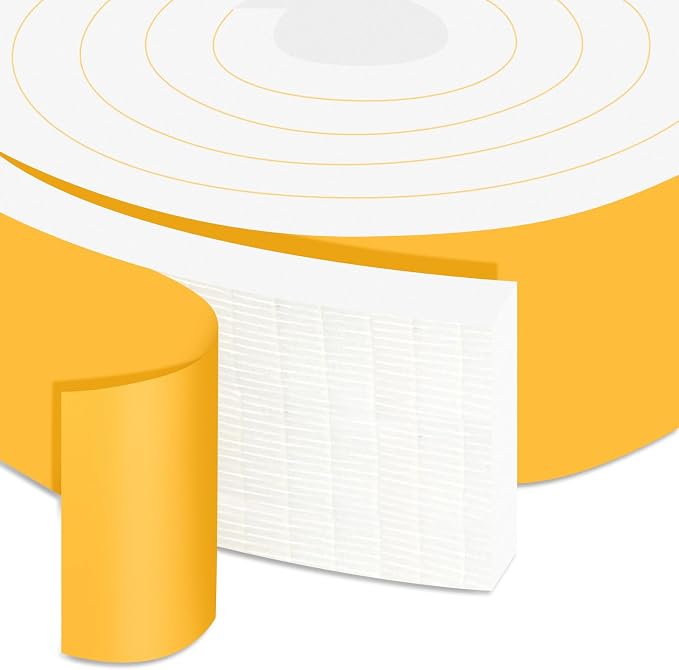 Weather Stripping Door Seal Strip, Strong Adhesive Foam Insulation Tape by Trisiki