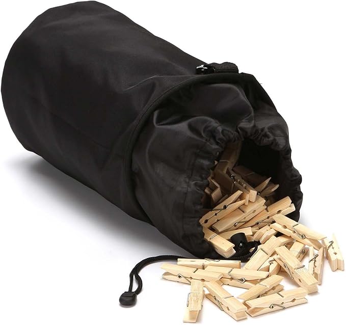 Clothespin Bag Hanging Clothesline Peg Organizer Storage Bags, Dust-proof - Image 6