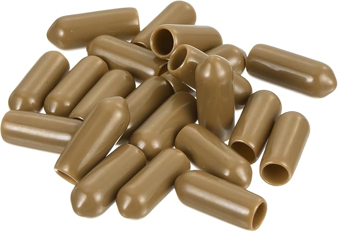 uxcell 20pcs Rubber End Caps 5.5mm ID Vinyl PVC Round Tube Bolt Cap Cover Screw - Image 4