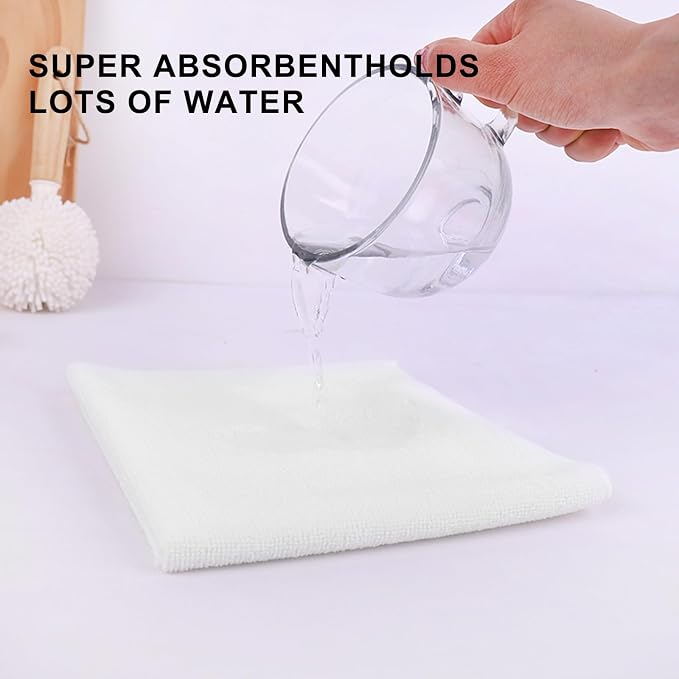 Tricol Clean Microfiber Cleaning Cloth, 12 Pack Ultra-Thick Cleaning Rags - Image 4
