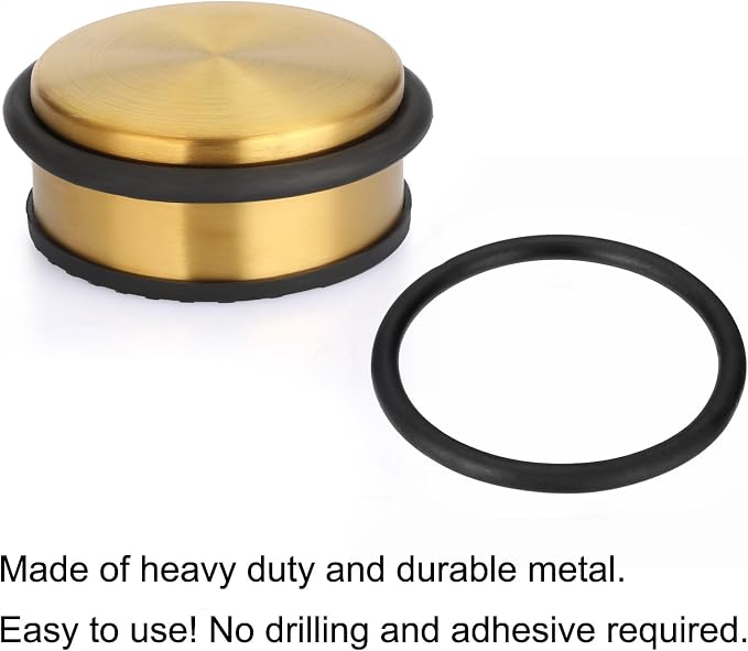 Sumnacon Heavy Duty Floor Door Stopper No Drill, Durability Stainless Steel - Image 5