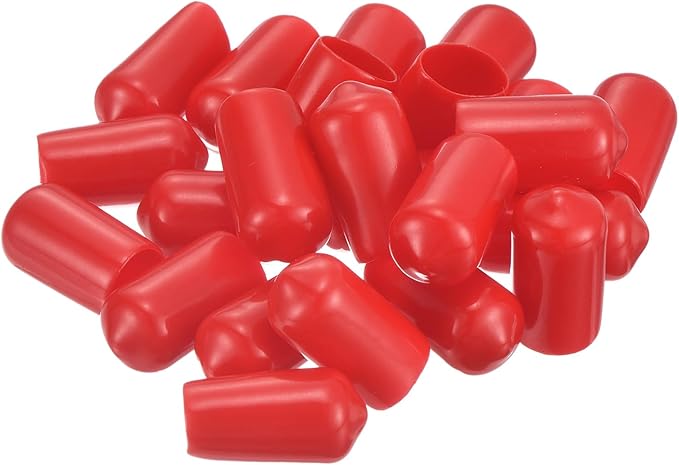 uxcell 20pcs Rubber End Caps 11.5mm ID Vinyl Round Tube Bolt Cap Cover Thread - Image 4