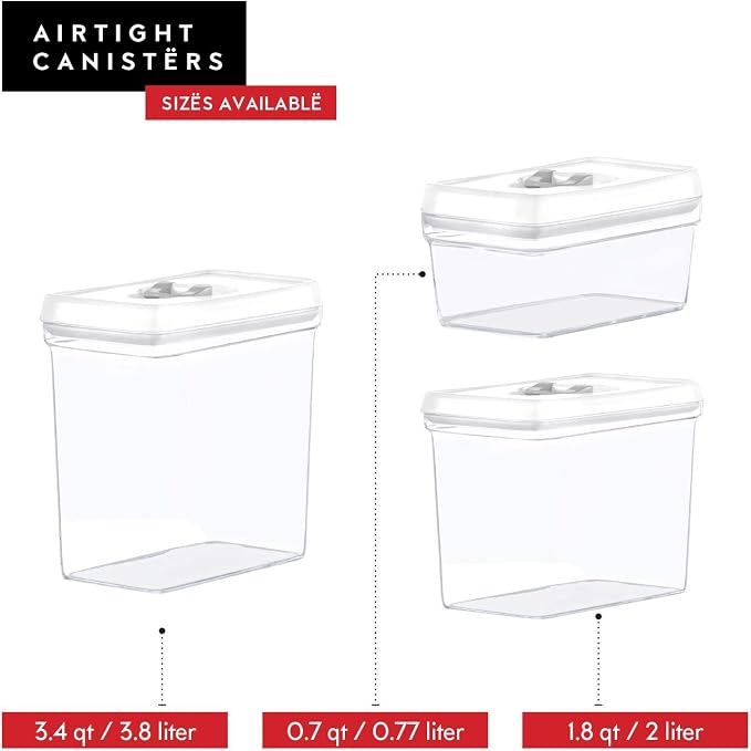 DWËLLZA KITCHEN Large Airtight Food Storage Containers - Image 7