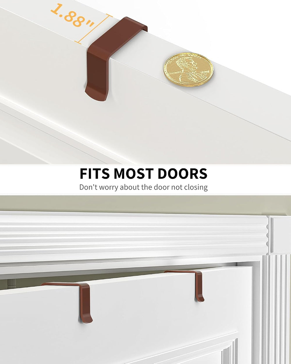 Moforoco Bronze 9-Tier Over The Door Pantry Organizer, Pantry Organization An...