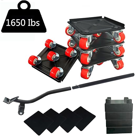 Furniture-Dolly-Furniture-Movers with-5-Wheels, Furniture Sliders Lifters Tool by KAZBFDUBGivesLovetoFamily
