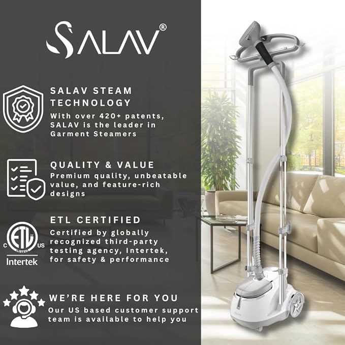 SALAV GS45-DJ Professional Upright Garment Steamer - Image 3