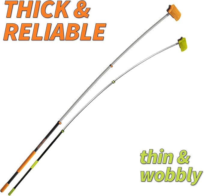36 Foot High Reach Telescoping Duster Kit and Vinyl Siding Brushes - Image 3
