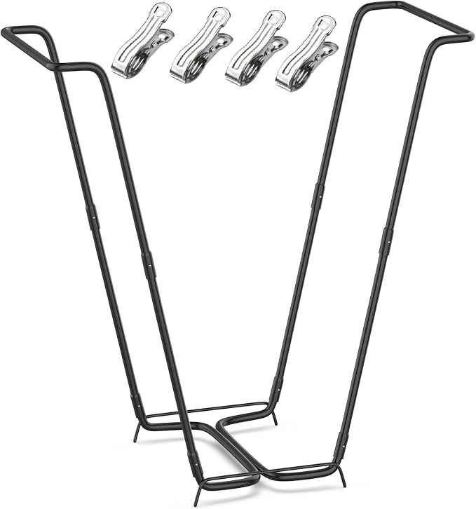 Outdoor Trash Bag Holder Metal Garden Trash Bag Holder by Loyala