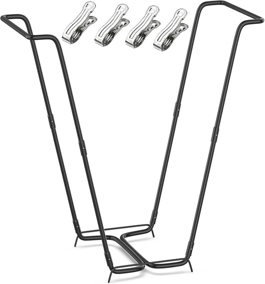 Outdoor Trash Bag Holder Metal Garden Trash Bag Holder by Loyala
