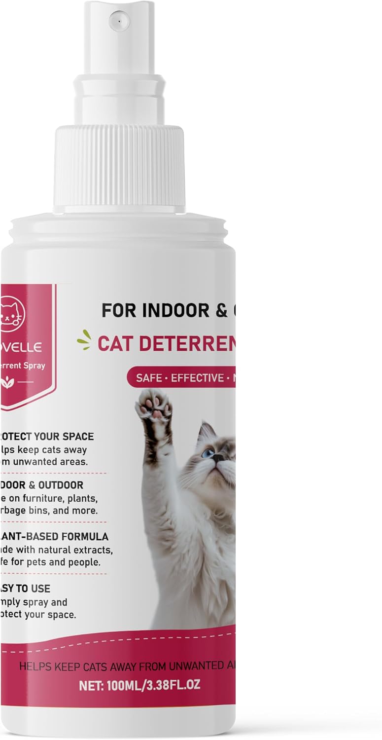 Natural Cat Spray, No Chew No Scratch on Carpets & Wires
