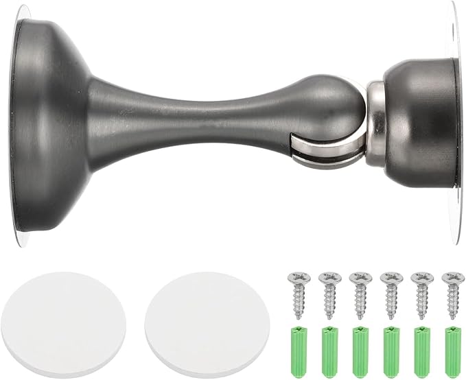 MECCANIXITY Magnetic Door Stoppers Stainless Steel Door Stops, Wall Floor by MECCANIXITY