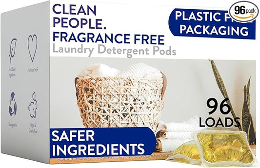 The Clean People Fragrance Free Laundry Detergent Pods by CleanPeople