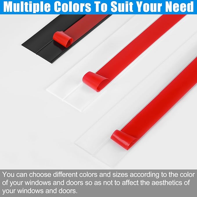 Draft Seal Tape for Doors and Windows 3 in x 20 Ft Silicone Weather Stripping - Image 4