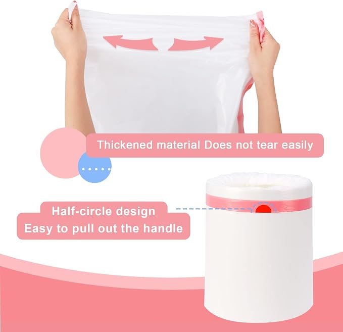 Small Trash Bag 4 Gallon Drawstring Garbage Bags - Image 6