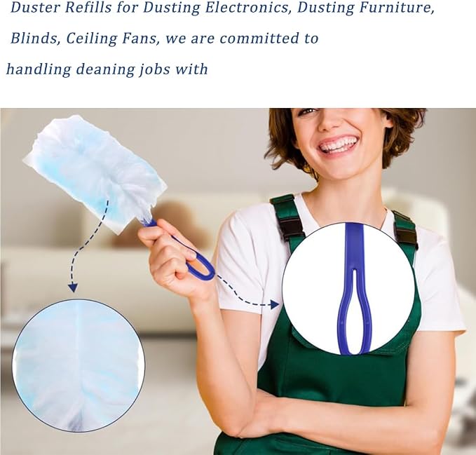 Duster Refills Compatible with Swiffer Duster, Heavy Duty Multi Surface Duster - Image 3