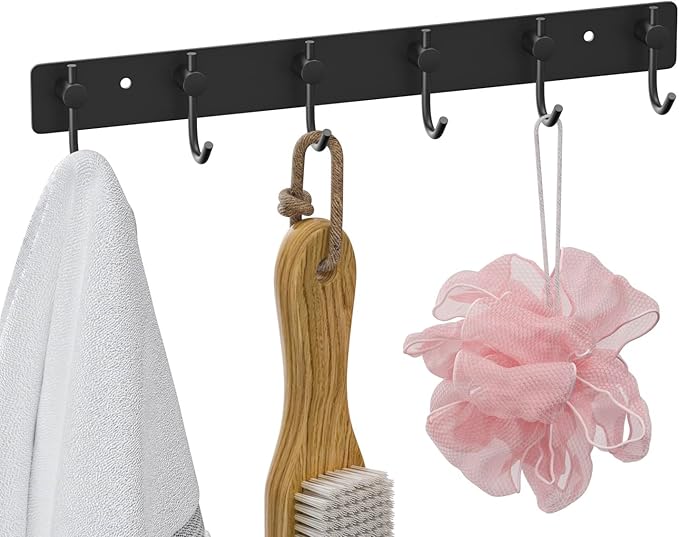 VAEHOLD Wall Hooks for Hanging, Towel Hanger, Hat Hooks, Robes Hook in Bathroom - Image 6