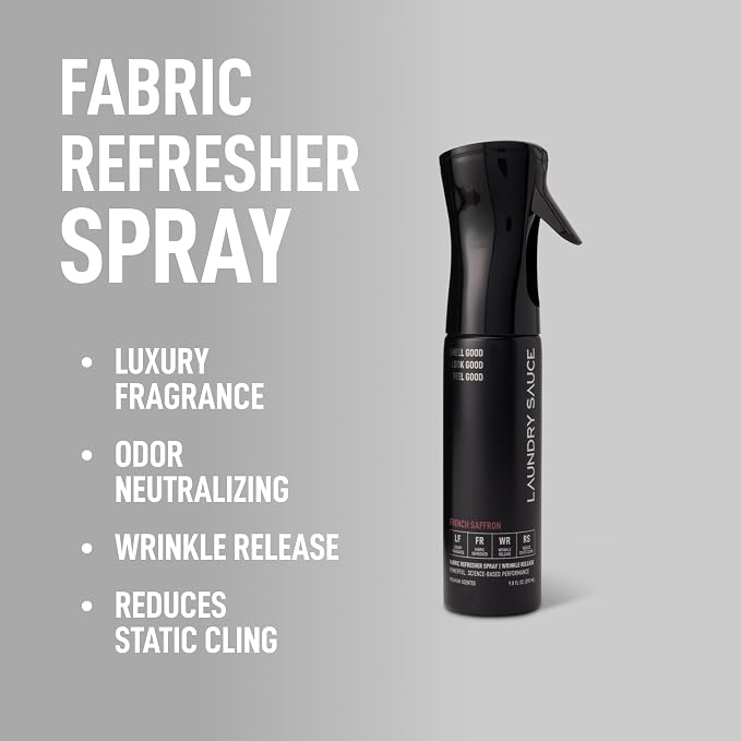 Laundry Sauce Fabric Refresher Spray French Saffron, Odor-Fighting Fabric - Image 2