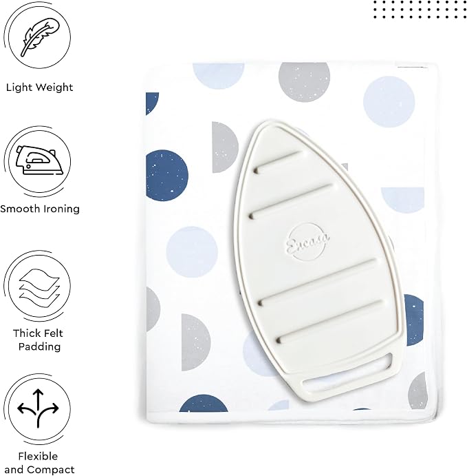 Encasa XO Ironing Mat/Pad with 3mm Padding & Silicone Iron Rest - Image 5