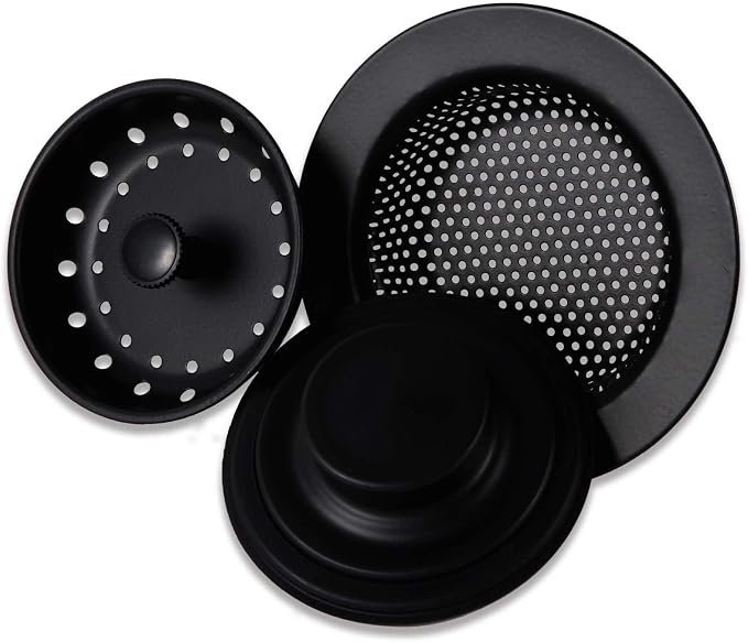 3 PCS Kitchen Sink Stopper Strainer, Anti-Clogging Stainless Steel Sink by Gionfe