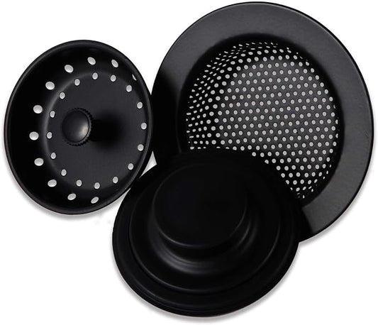 3 PCS Kitchen Sink Stopper Strainer, Anti-Clogging Stainless Steel Sink by Gionfe