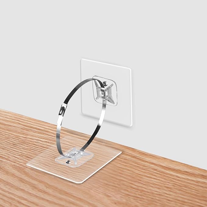 Adhesive Furniture Wall Anchors, Vinkqiado Anti Tip Furniture Safety Straps by Vinkqiado