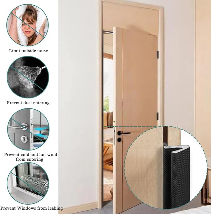 Kerf Weather Stripping Door Seal Strip 26 Ft Q Foam Door Weatherstrip Seal - Image 2