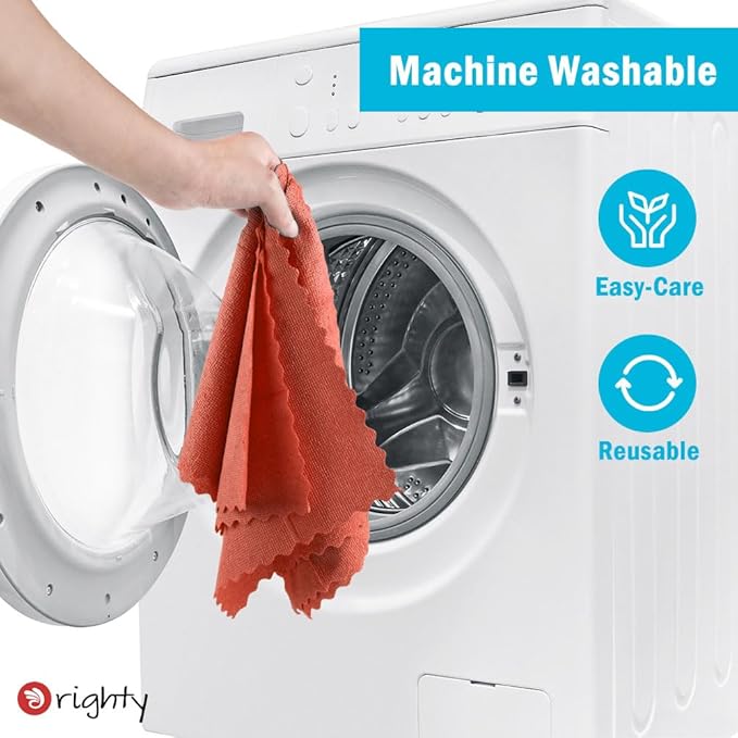 Orighty Cleaning Cloths, Shop Towels 50 Pack, Shop Rags Reusable, Microfiber - Image 7