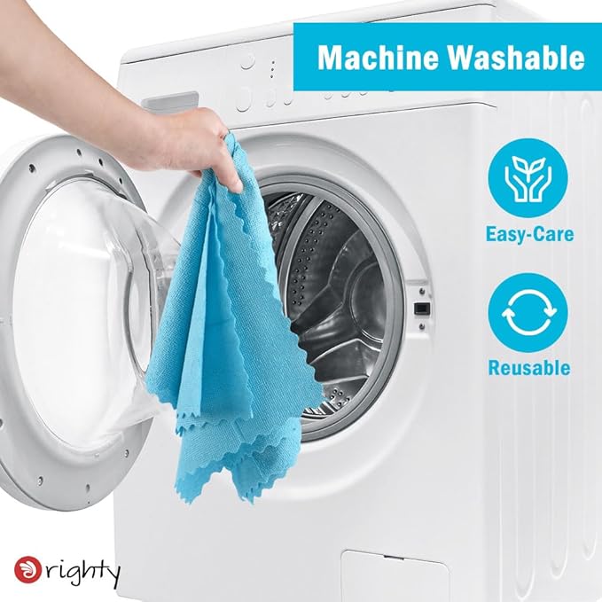 Orighty Cleaning Cloths 12x12 inch, Highly Absorbent Microfiber Cleaning - Image 7