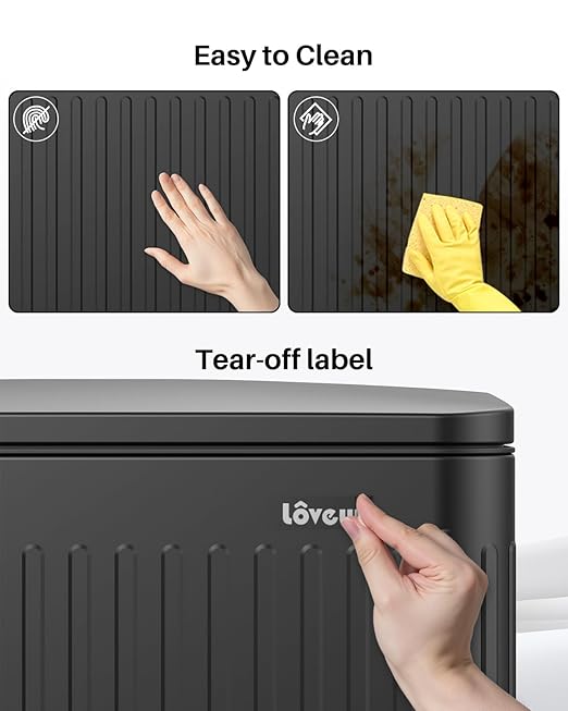 Lovewind 60 Liter/ 16 Gallon Stainless Steel Trash Can - Image 4