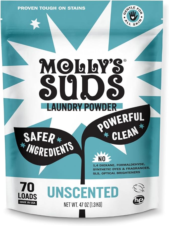 Molly's Suds Original Laundry Detergent Powder | Clean Laundry Detergent Powder by MollysSuds