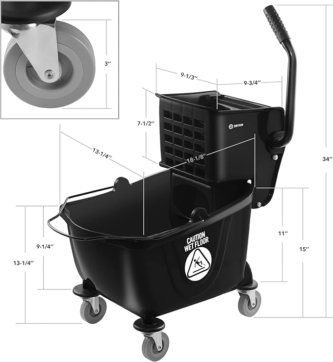 Dryser Commercial Mop Bucket - Image 5