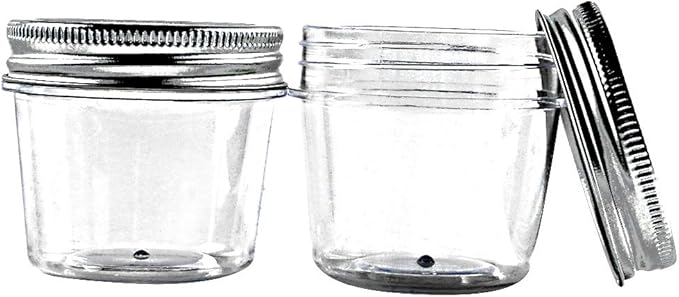 novelinks 4 oz Clear Plastic Jars - Image 5