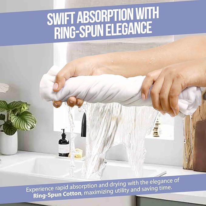 WHITEWRAP Flour Sack Towels| Tea Towel - Image 4