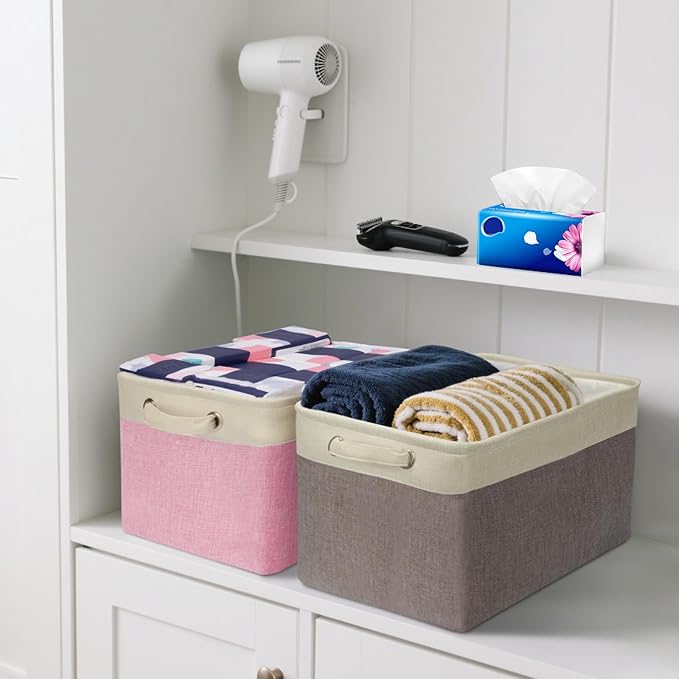 BALEINE 3 Pack Fabric Storage Bins - Image 7