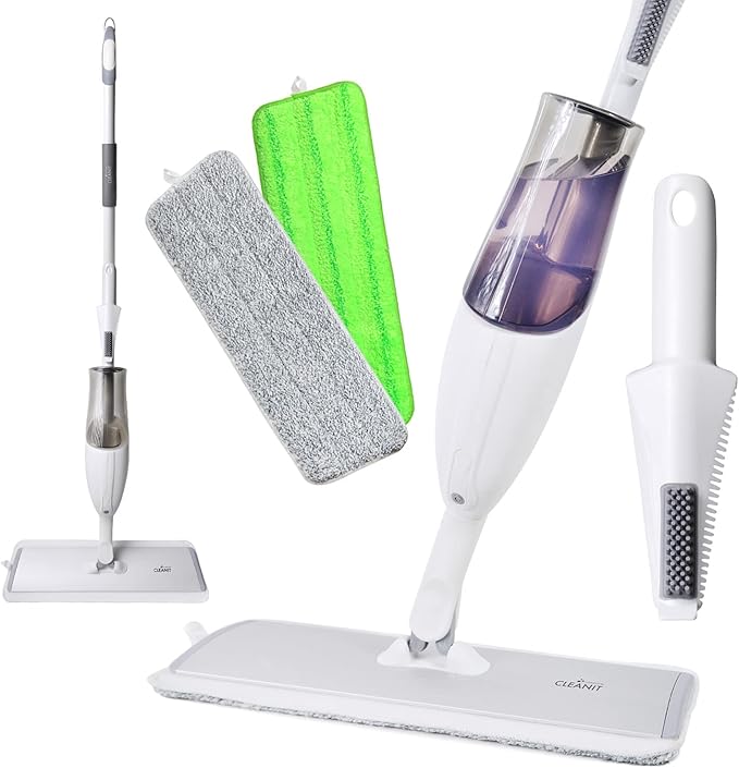 Don Aslett's Spray Mop Plus+ for Floor Cleaning| 360° Rotatable Head | Reusable by DonAslett