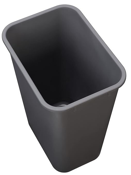 Amazon Basics Rectangular Commercial Office Wastebasket, 10 gallon - Image 3