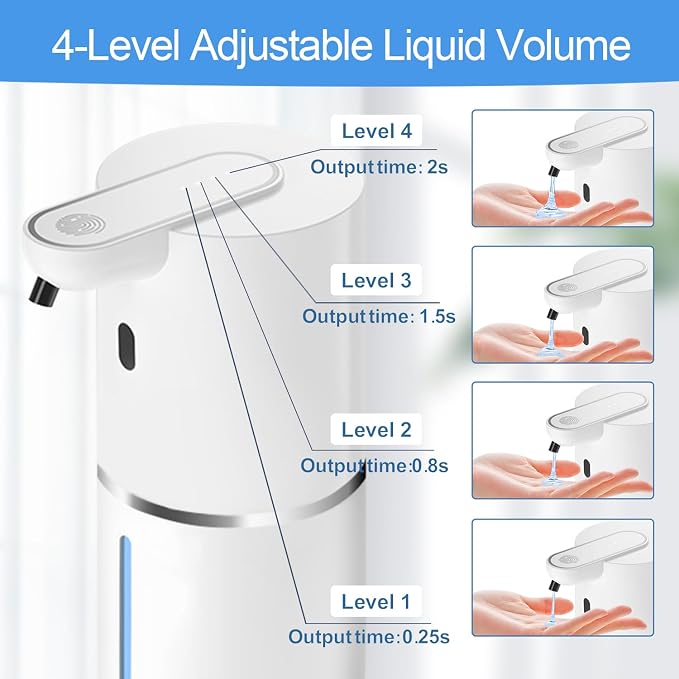 Automatic Liquid Soap Dispenser Bathroom Kitchen, Dish Liquid Soap - Image 5