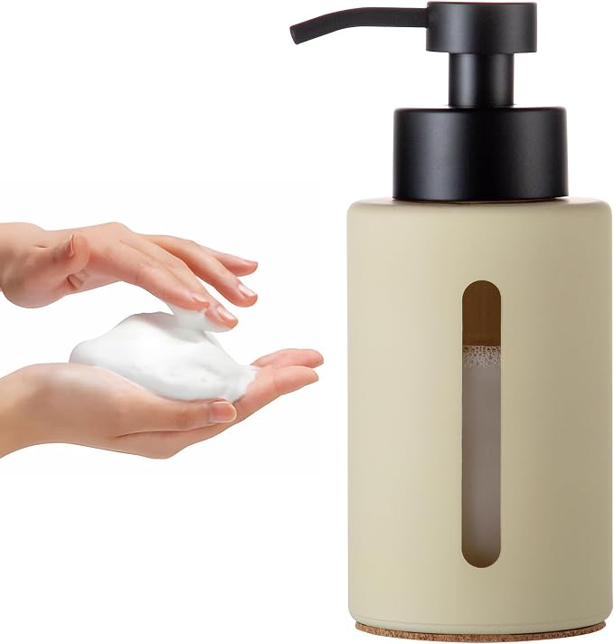 Enra Thick Glass Foaming Soap Dispenser by Enra
