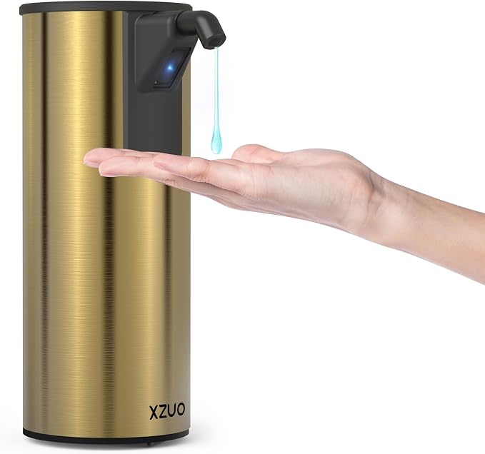 Automatic Soap Dispenser Touchless 11.8oz/350ml Four-Level Adjustable Dispenser by XZUO