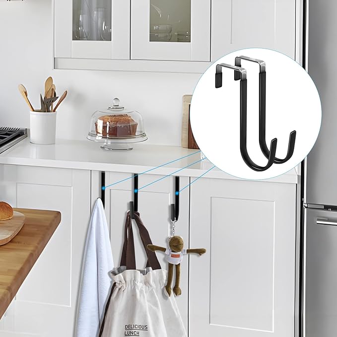 FYY Over The Door Hooks, 10 Pack Door Hangers Hooks - Image 7