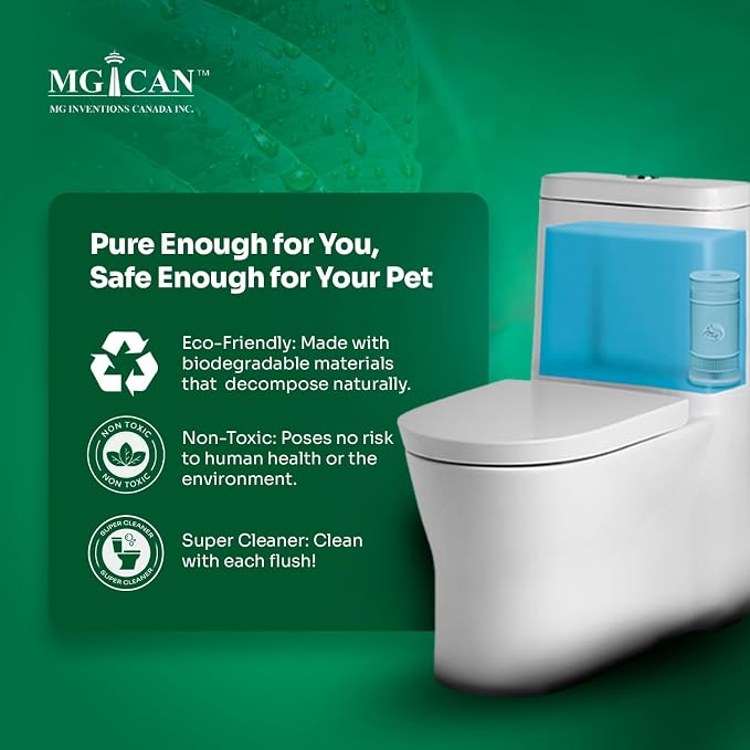 MGICAN Patented Automatic Toilet Cleaning System | Non-Toxic | Bleach Free & - Image 2