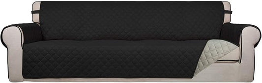 PureFit Reversible Quilted Sofa Cover, Water Resistant Slipcover Furniture by PureFit