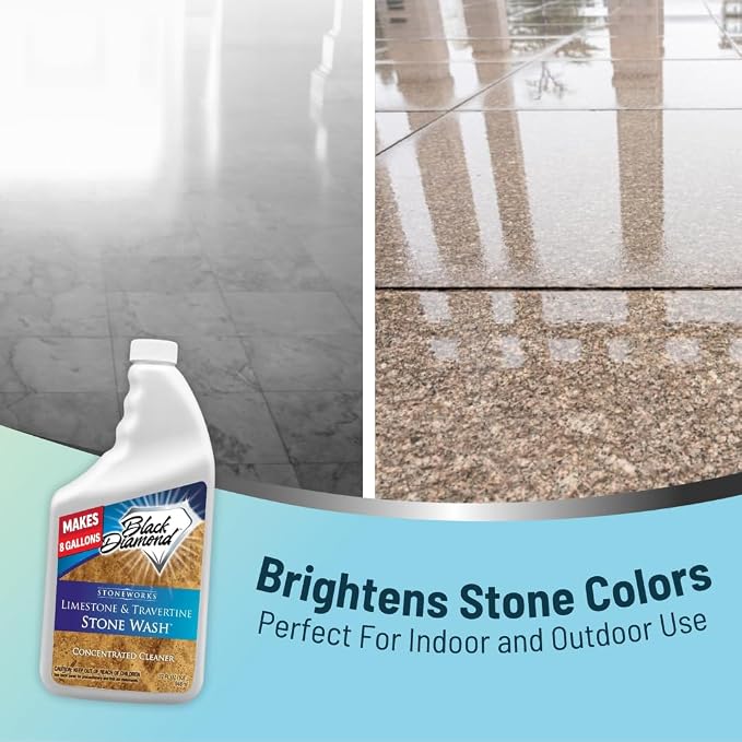 Black Diamond Stoneworks Limestone and Travertine Floor Cleaner: Natural Stone - Image 7