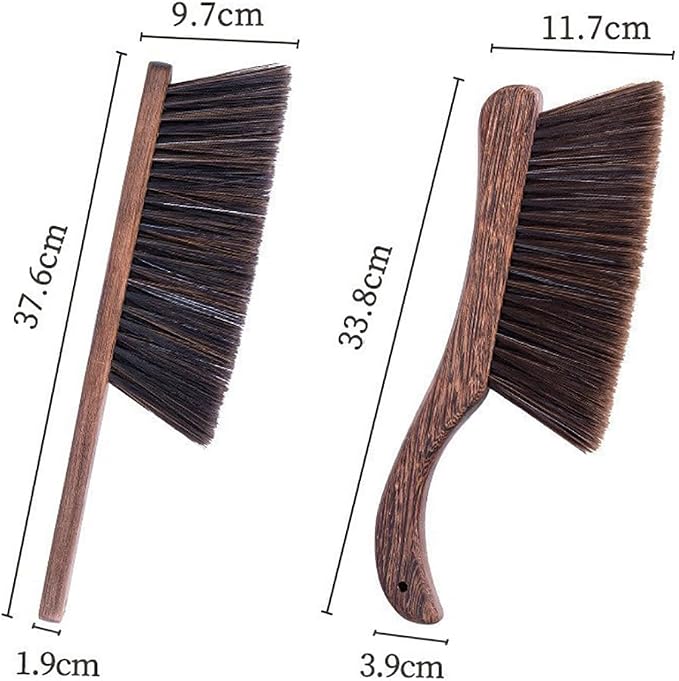 2PCS Hand Broom Cleaning Brushes-Soft Bristles Dusting Brush - Image 2
