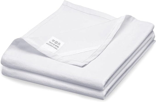 Flour Sack Towels| Tea Towel for Crafts| Kitchen Dish Cotton Blank Towel for by WHITEWRAP