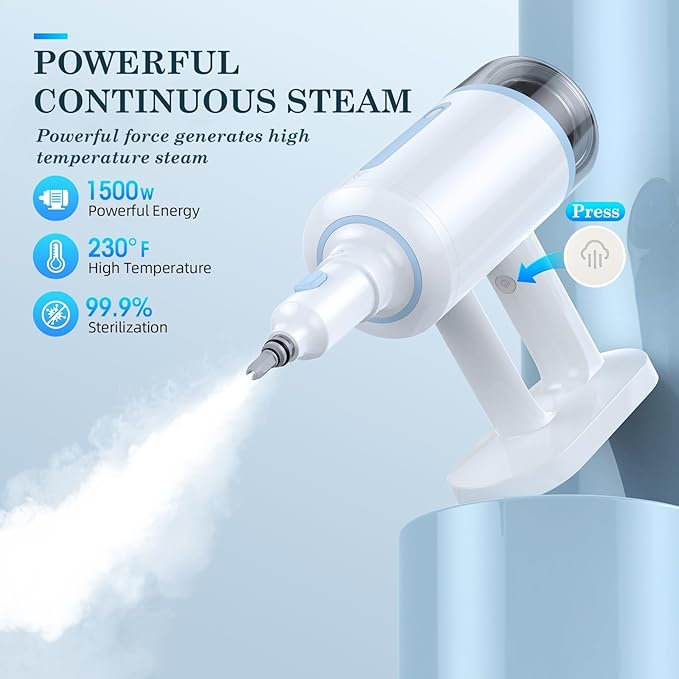 Steam Mop with Detachable Handheld Steamer Suitable - Image 3